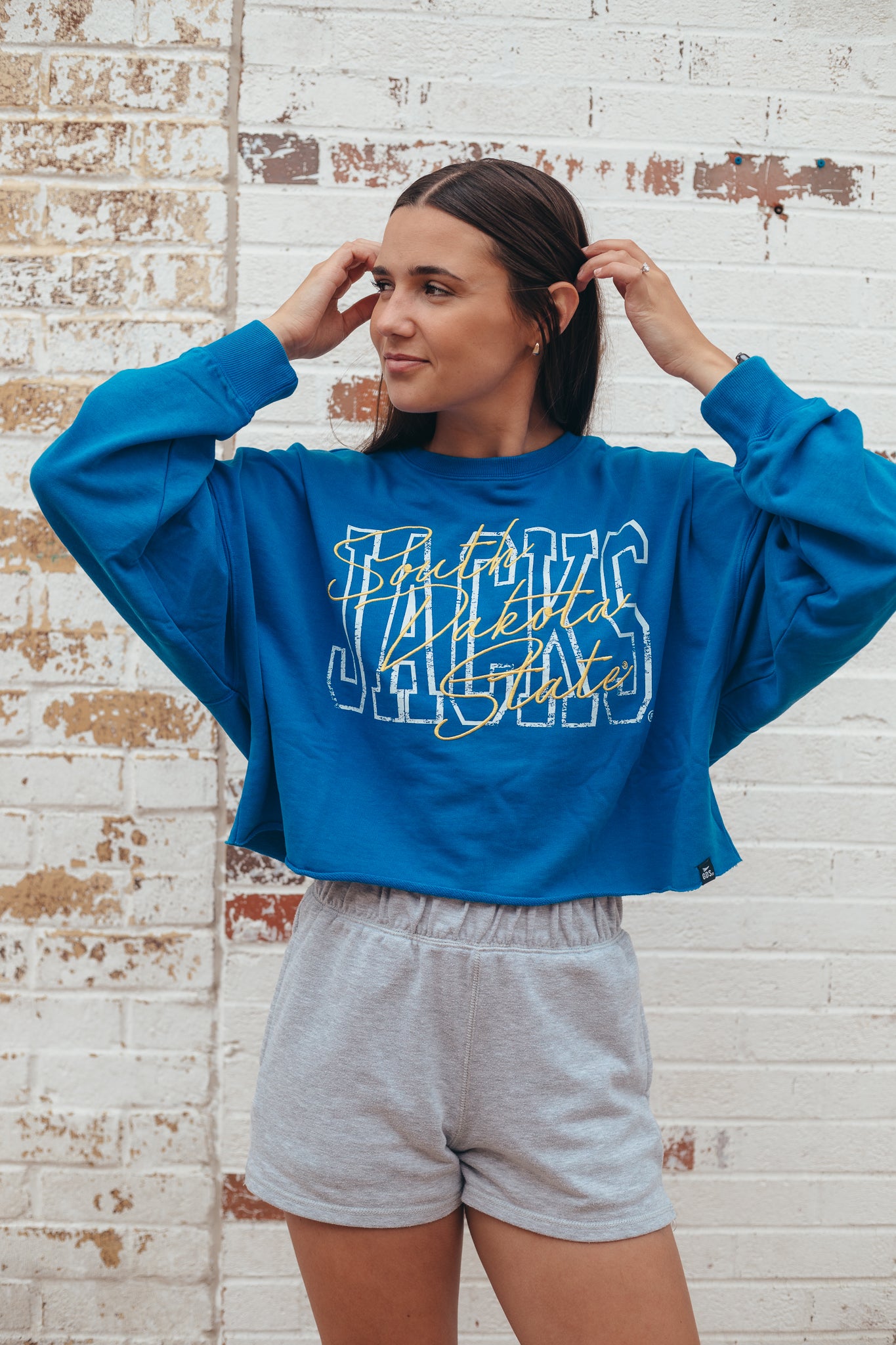 SDSU Owens Oversized Cropped Crew