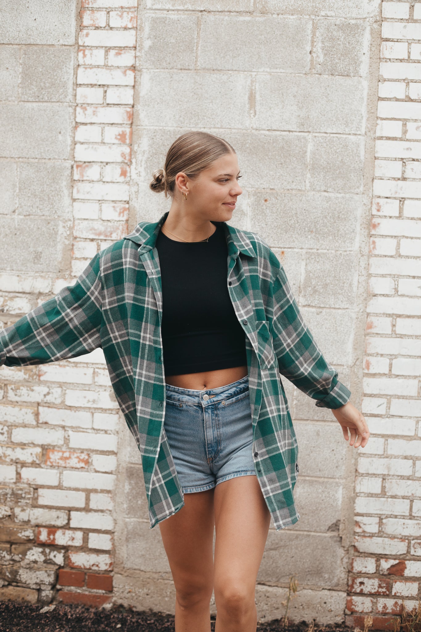 Michigan State Meyer Mascot Oversized Plaid