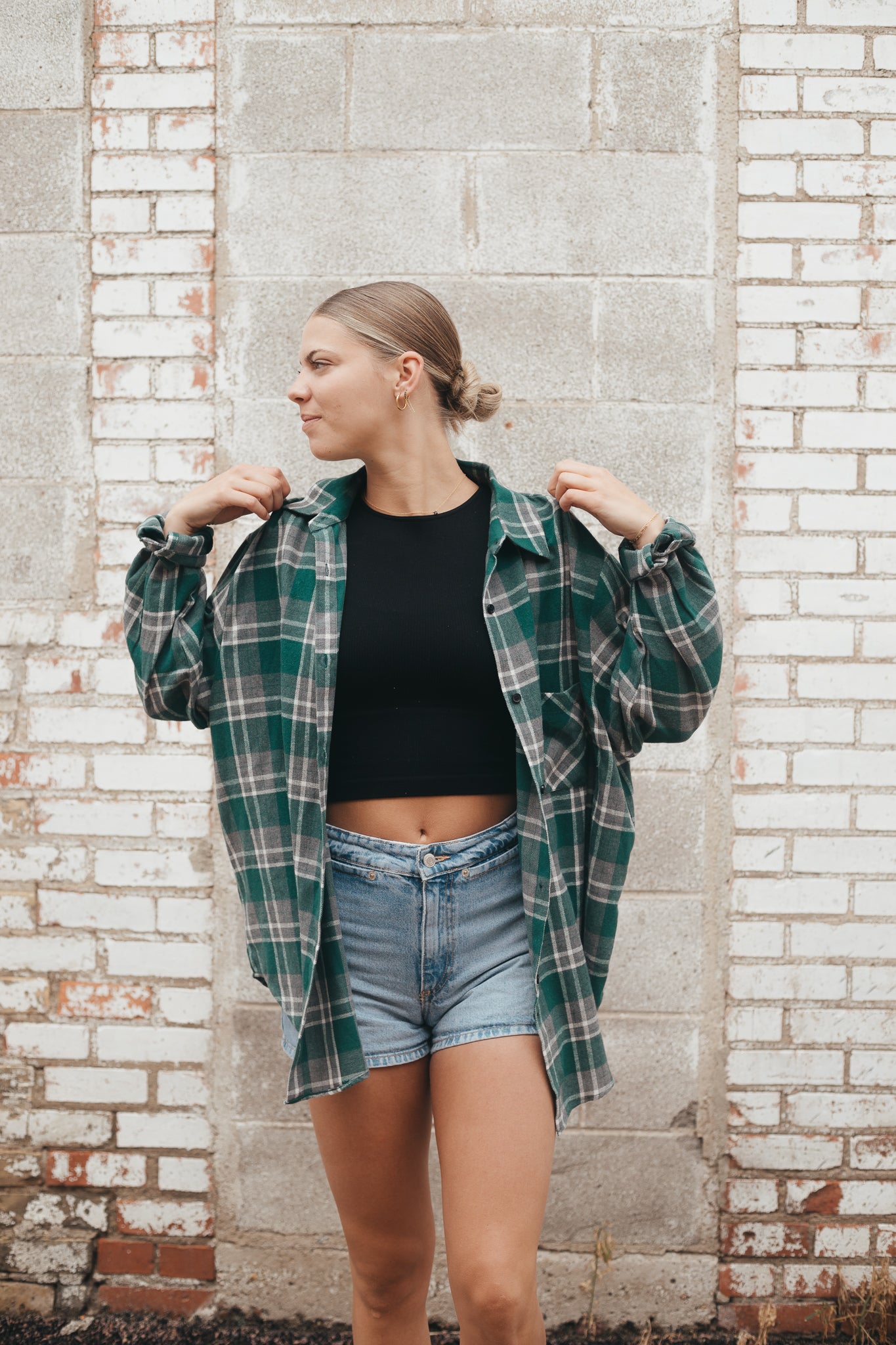 Michigan State Meyer Mascot Oversized Plaid
