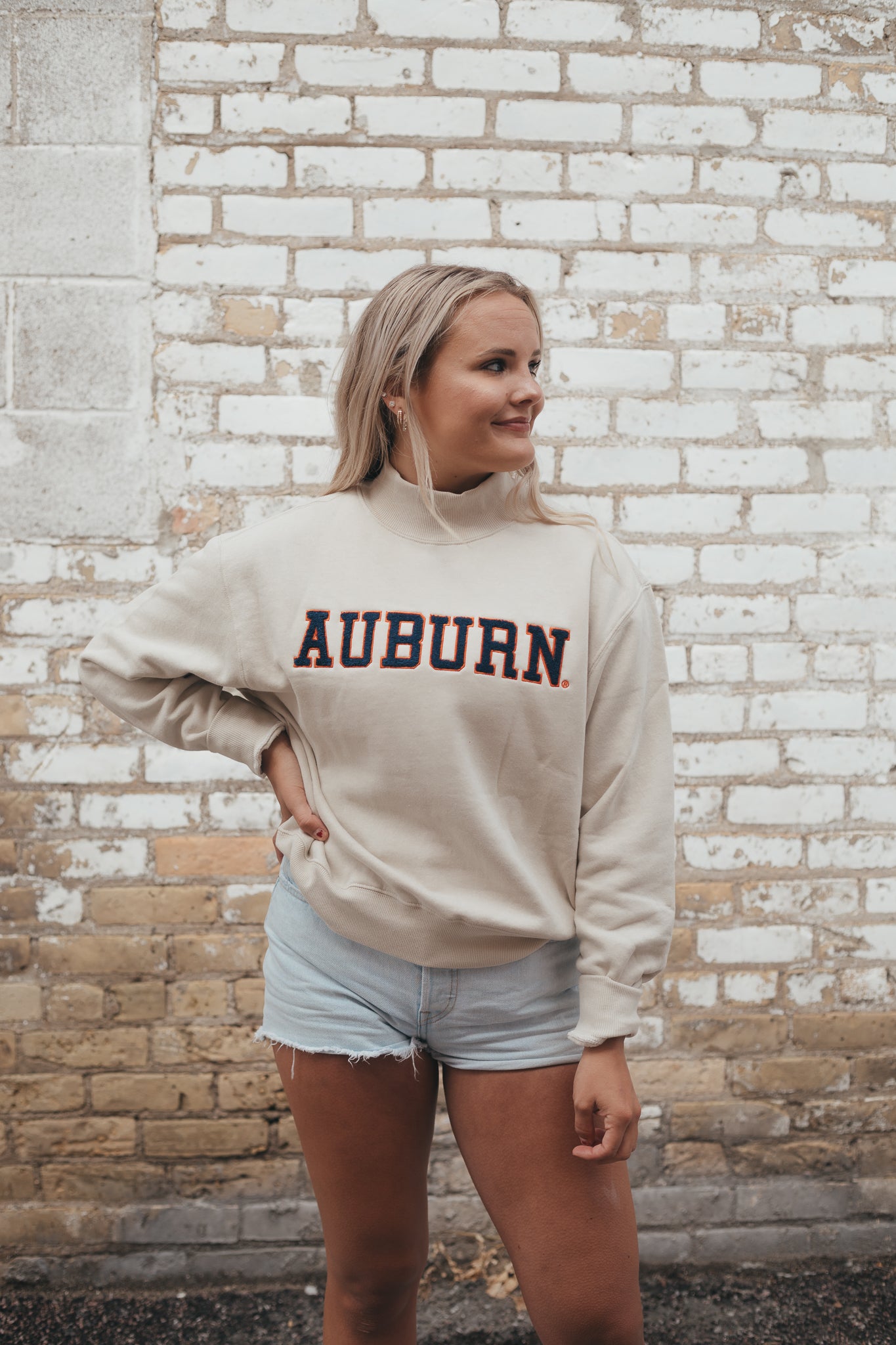 Auburn Chenille Mockneck