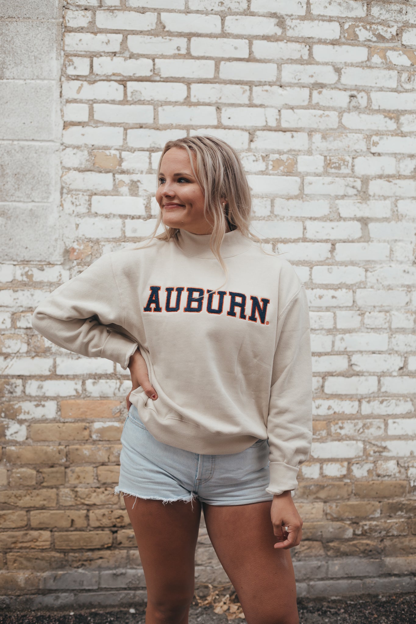 Auburn Chenille Mockneck