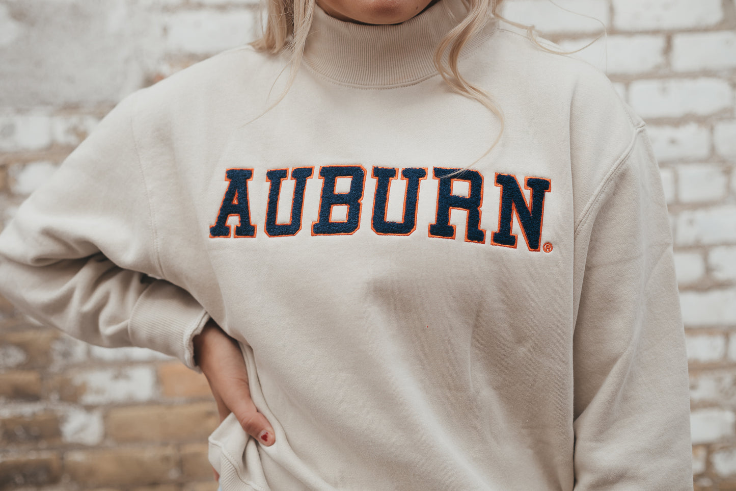 Auburn Chenille Mockneck