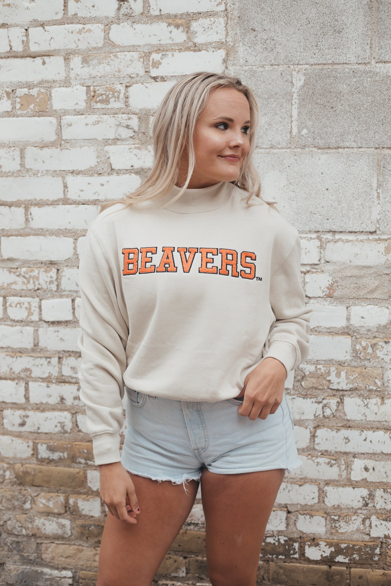 Oregon State Chenille Mockneck