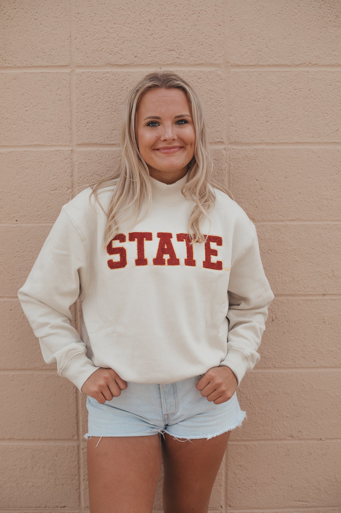 ISU Chenille Mockneck