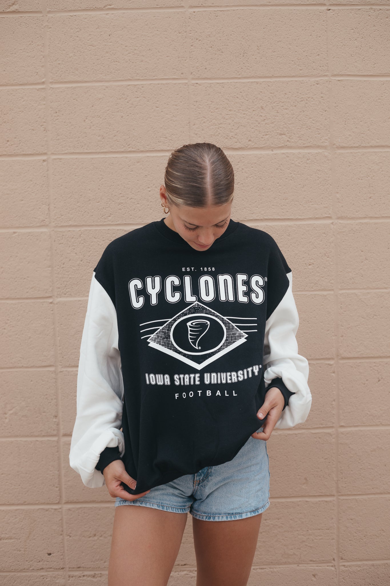 ISU Lance Diamond Colorblock Crew