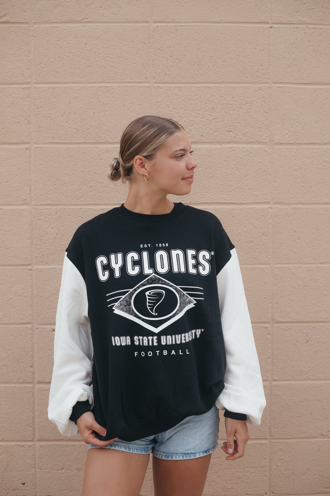 ISU Lance Diamond Colorblock Crew