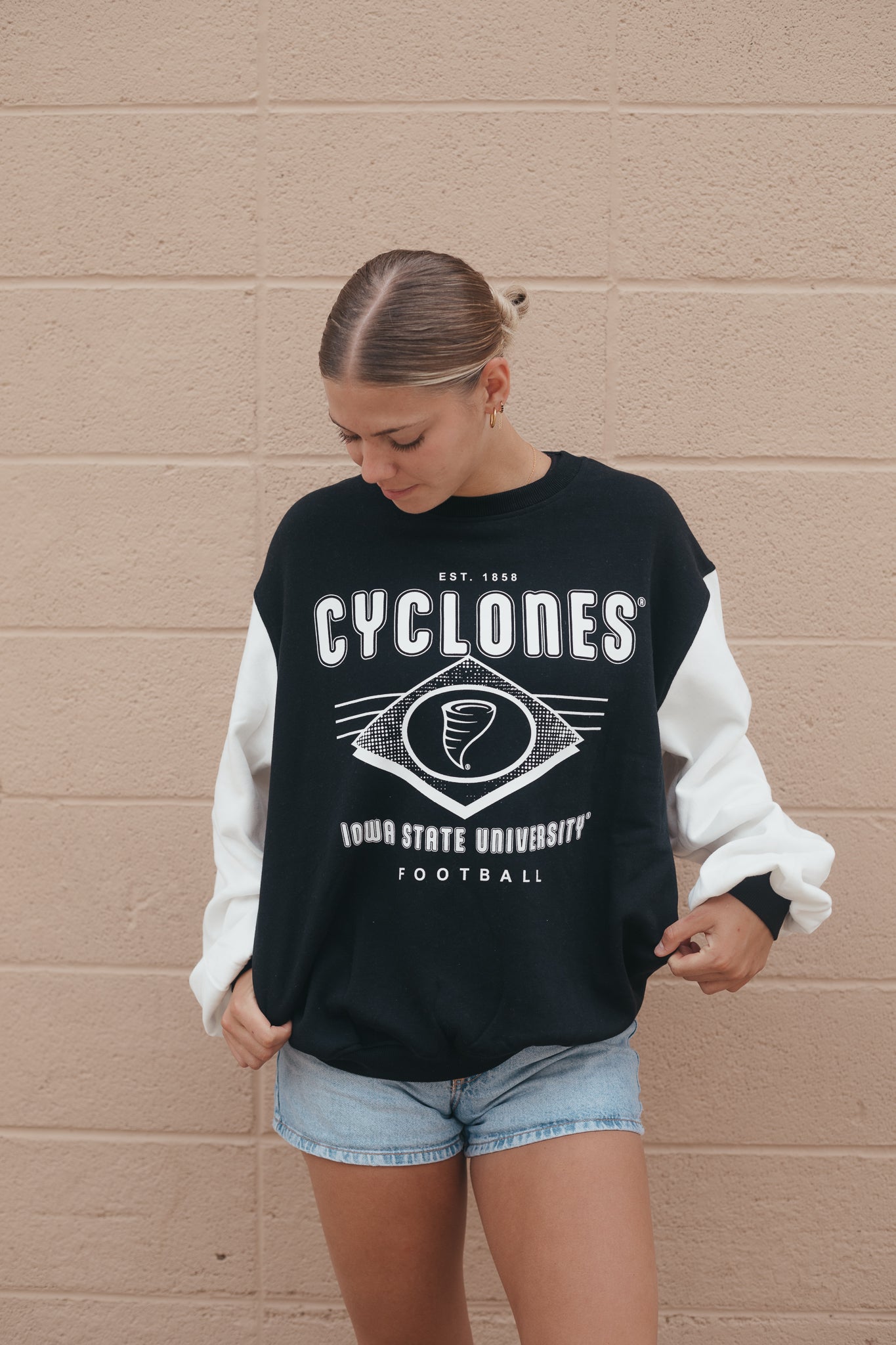 ISU Lance Diamond Colorblock Crew