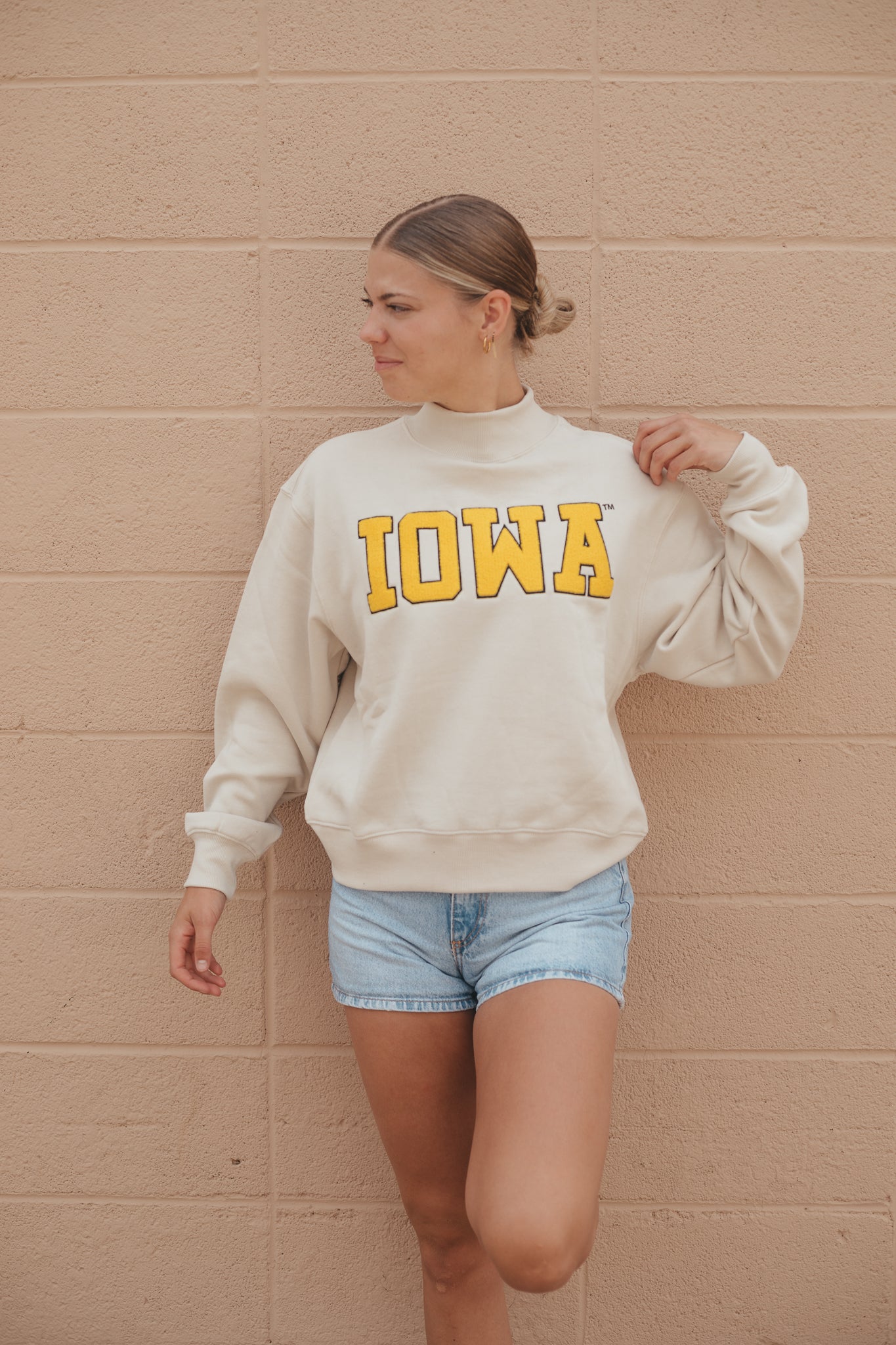 Iowa Chenille Mockneck
