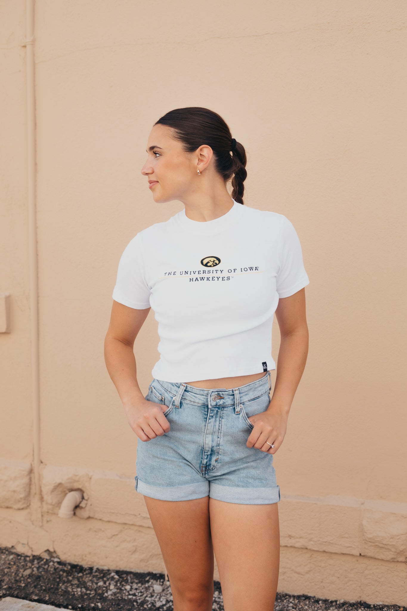 Iowa Eddy Logo Baby Tee