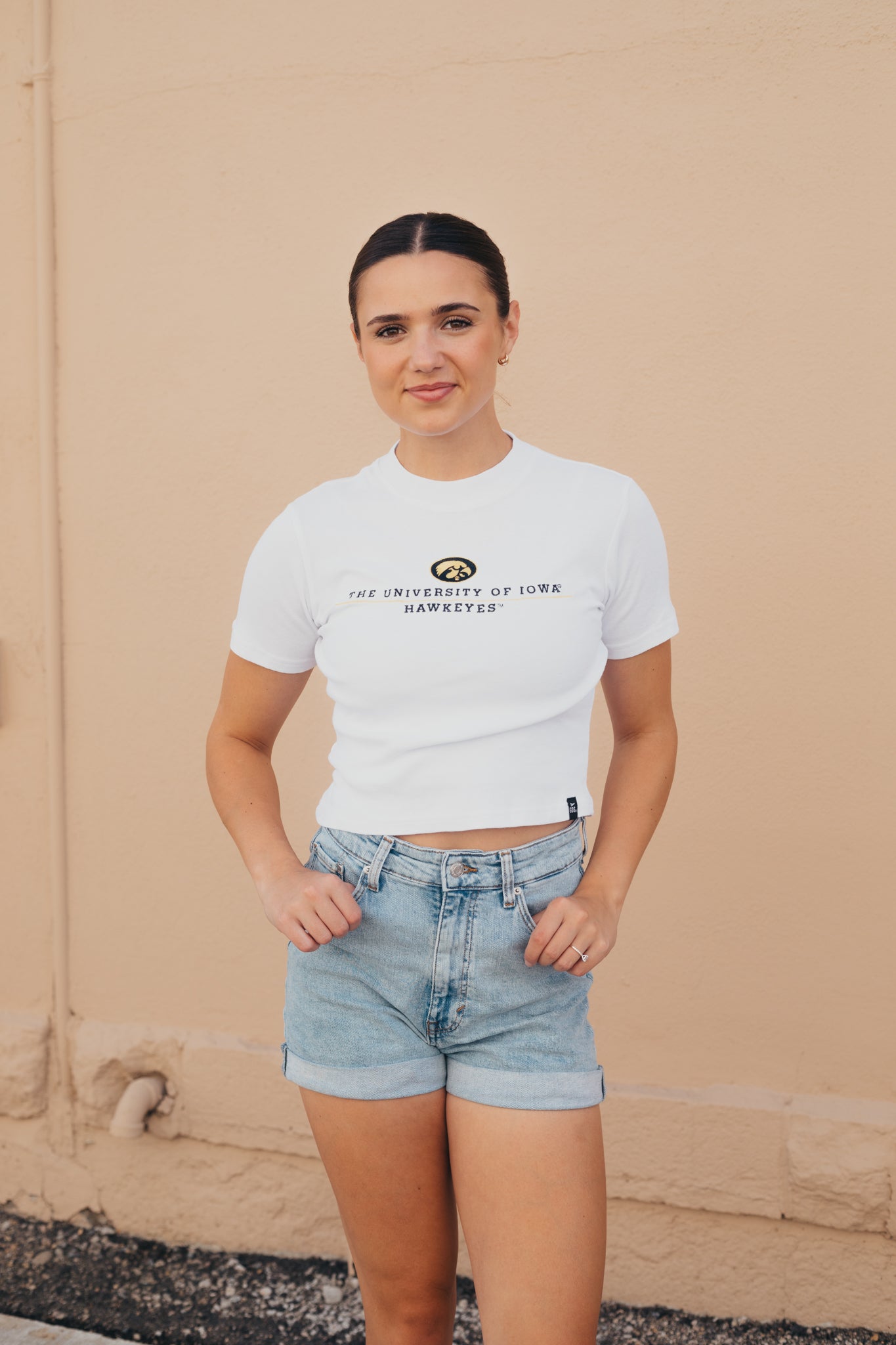 Iowa Eddy Logo Baby Tee