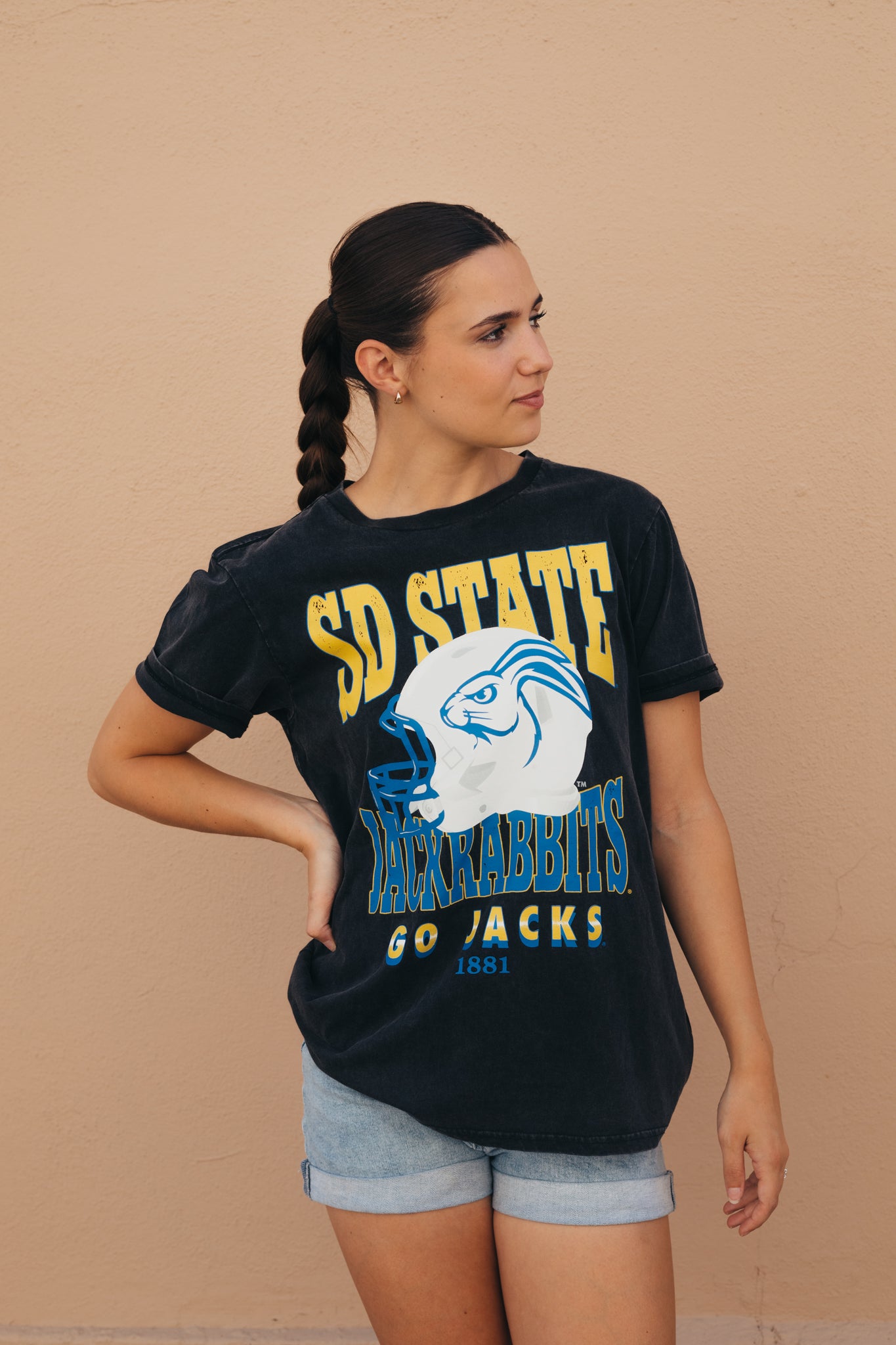 SDSU Murry Hippie Helmet Black T-shirt