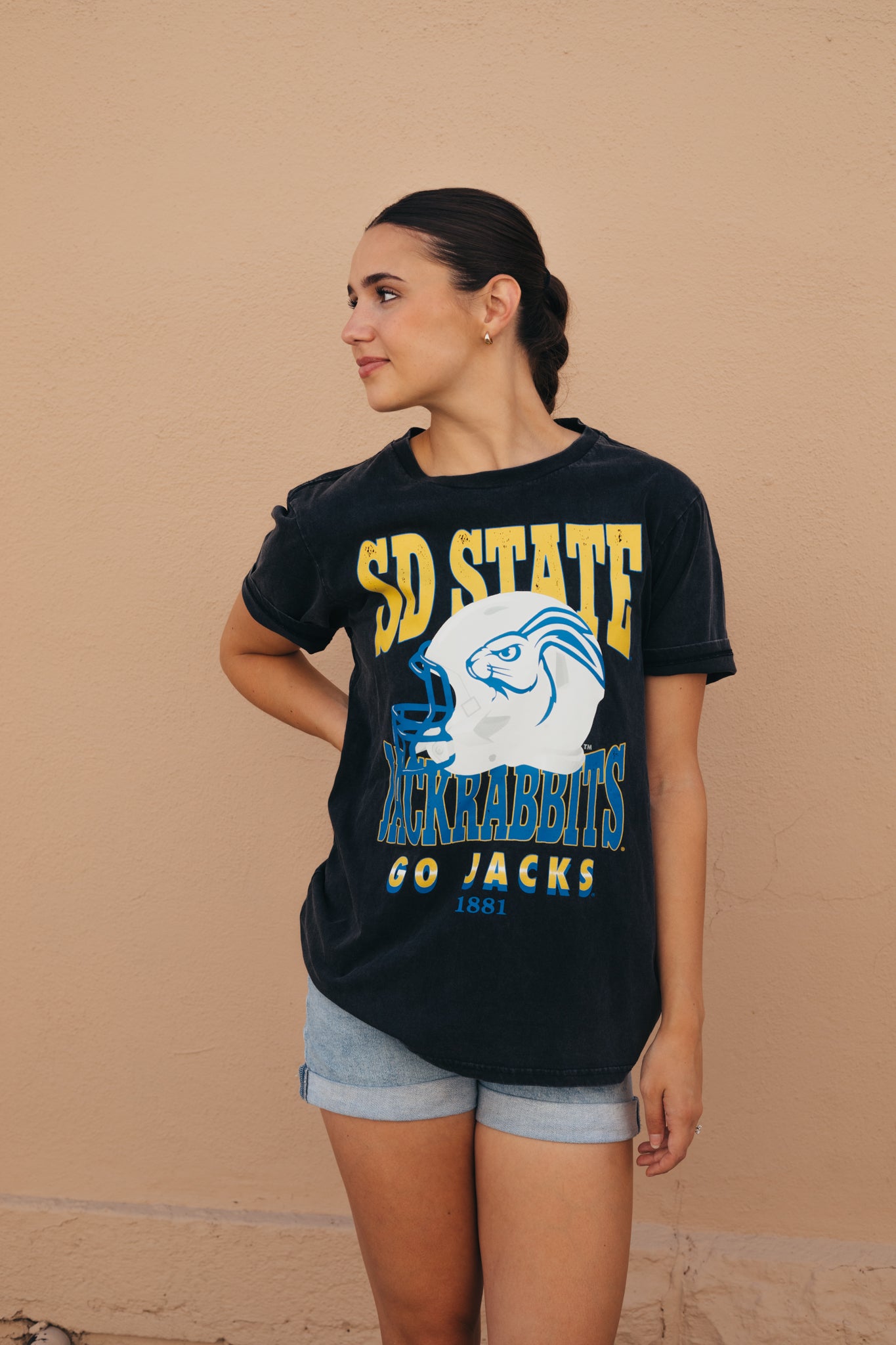 SDSU Murry Hippie Helmet Black T-shirt