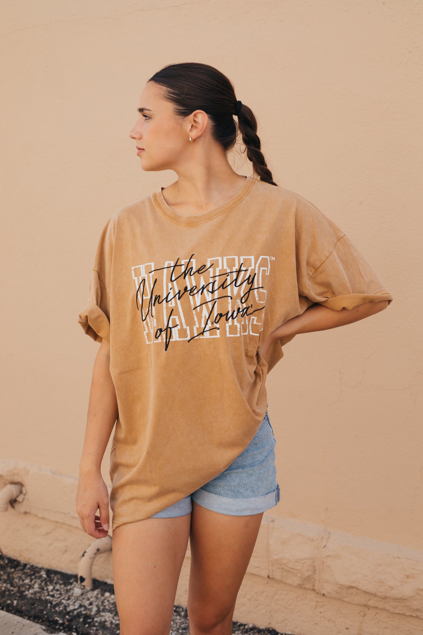 Iowa Owens Oversized Band Tee