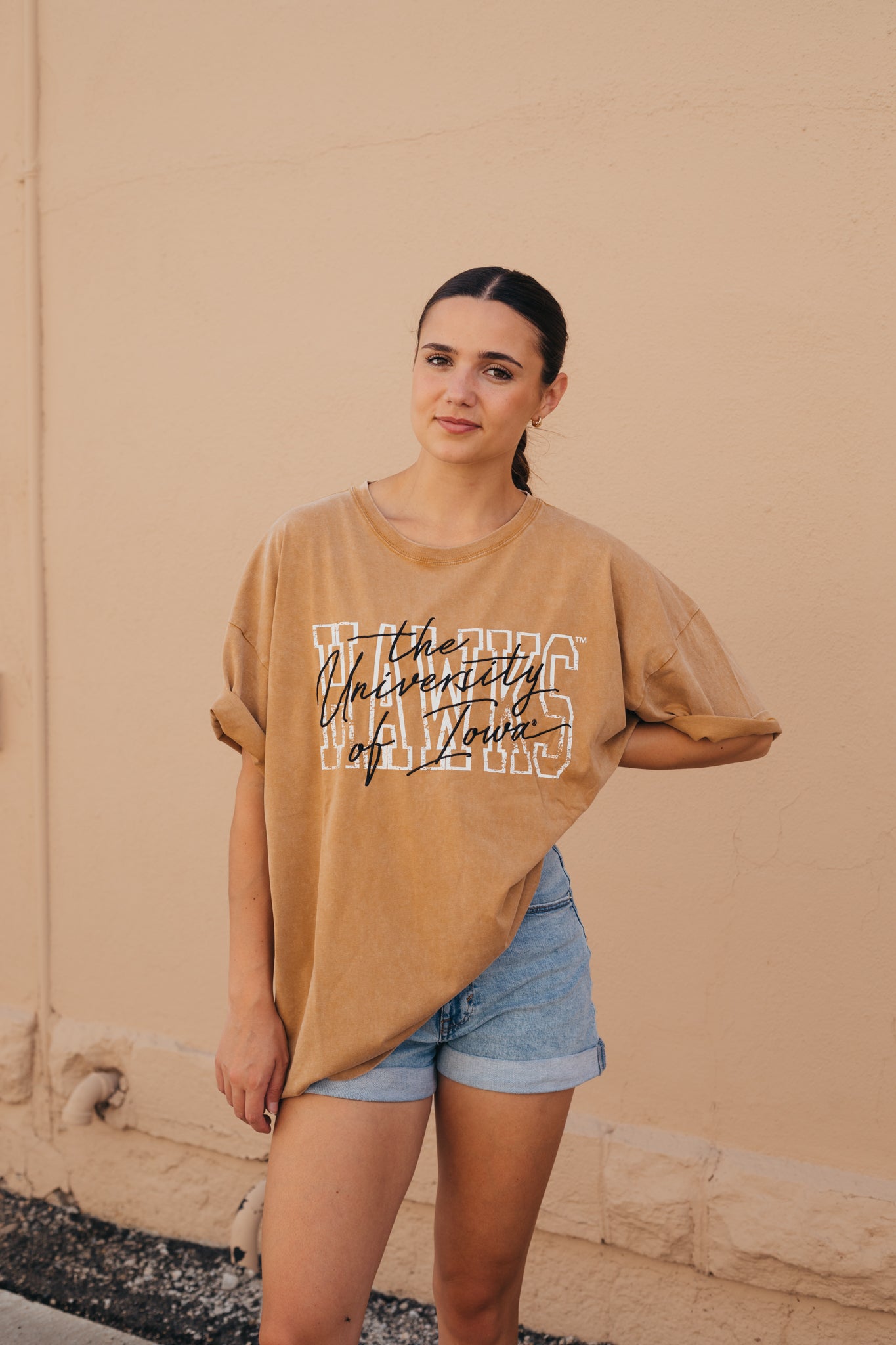 Iowa Owens Oversized Band Tee