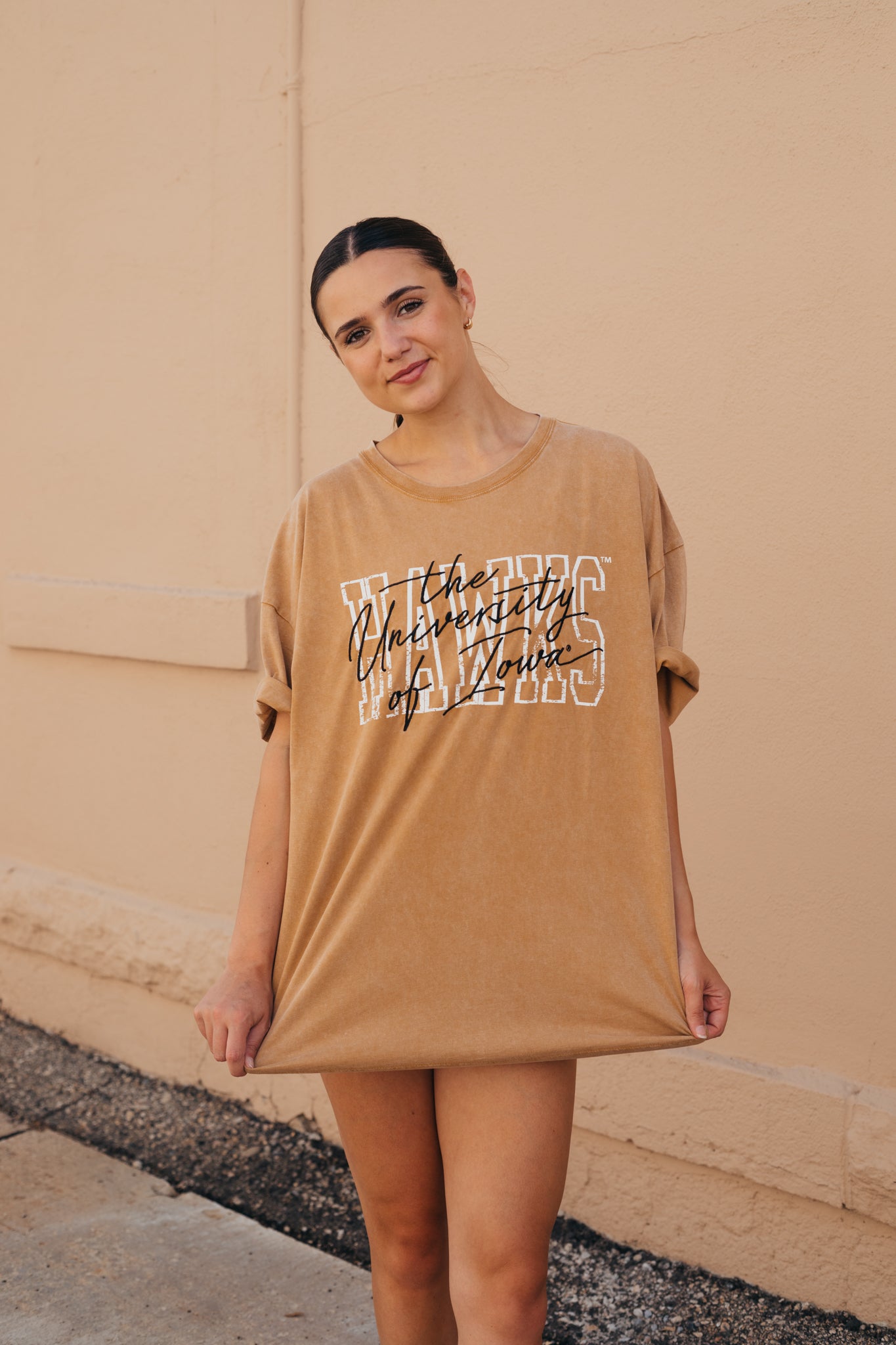 Iowa Owens Oversized Band Tee