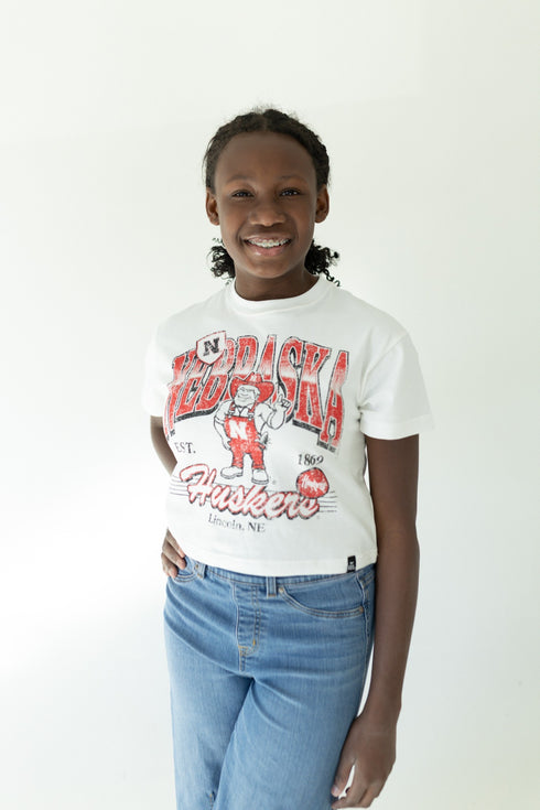 Nebraska Maddux Youth Youth Cropped T-shirt