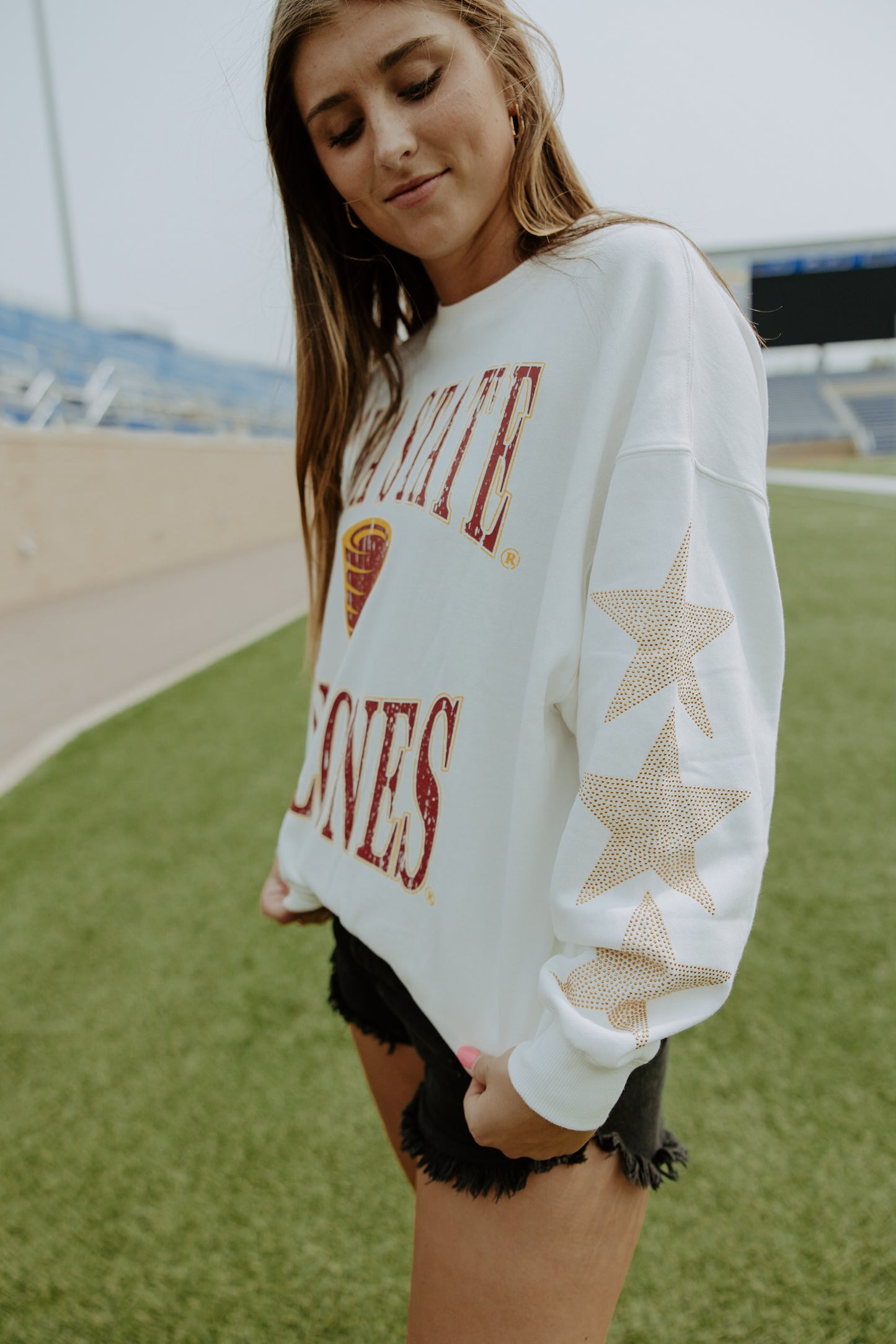 ISU Wynn Star Sleeve Fleece Crew