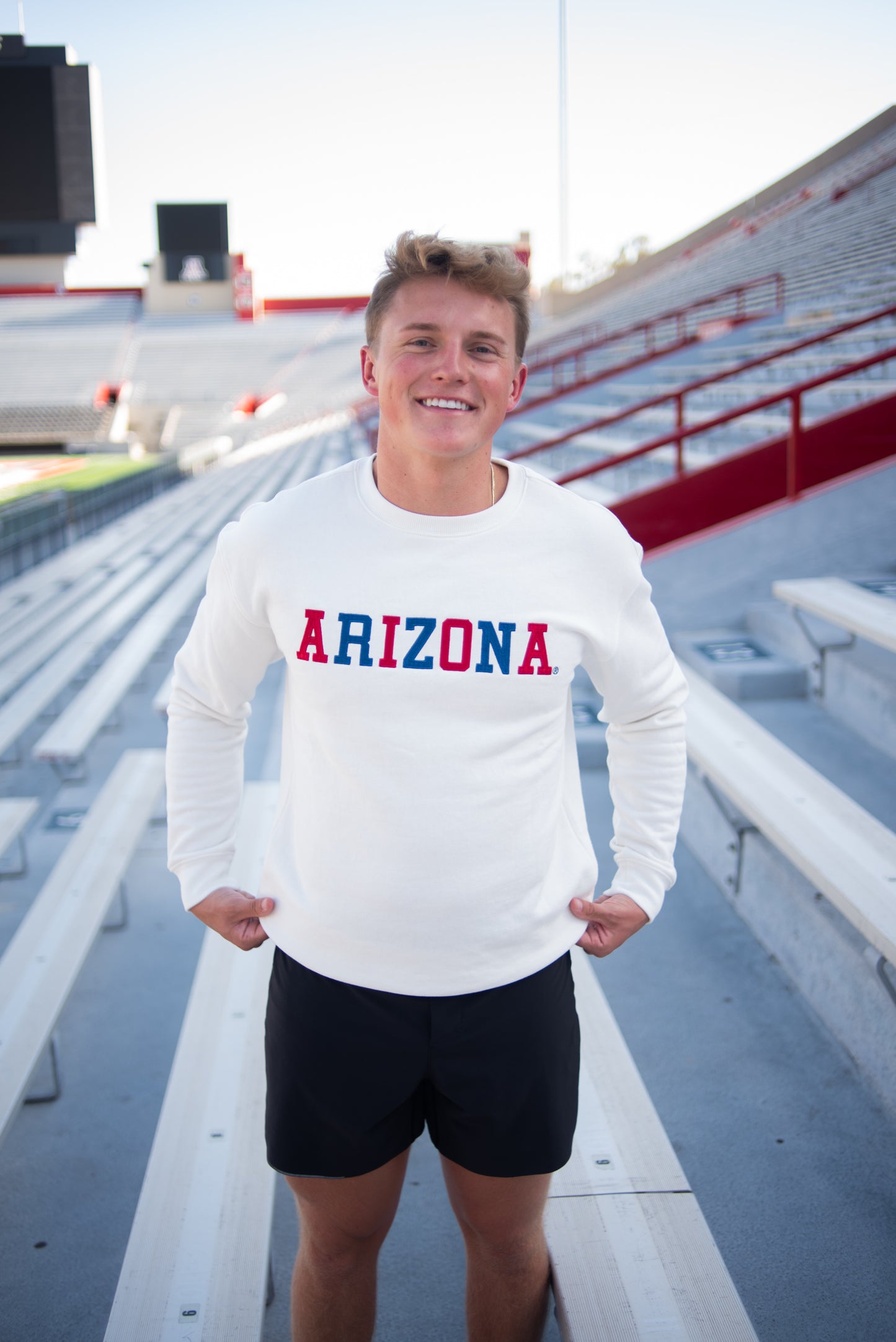 Arizona Texas Embroidery Fleece Crew