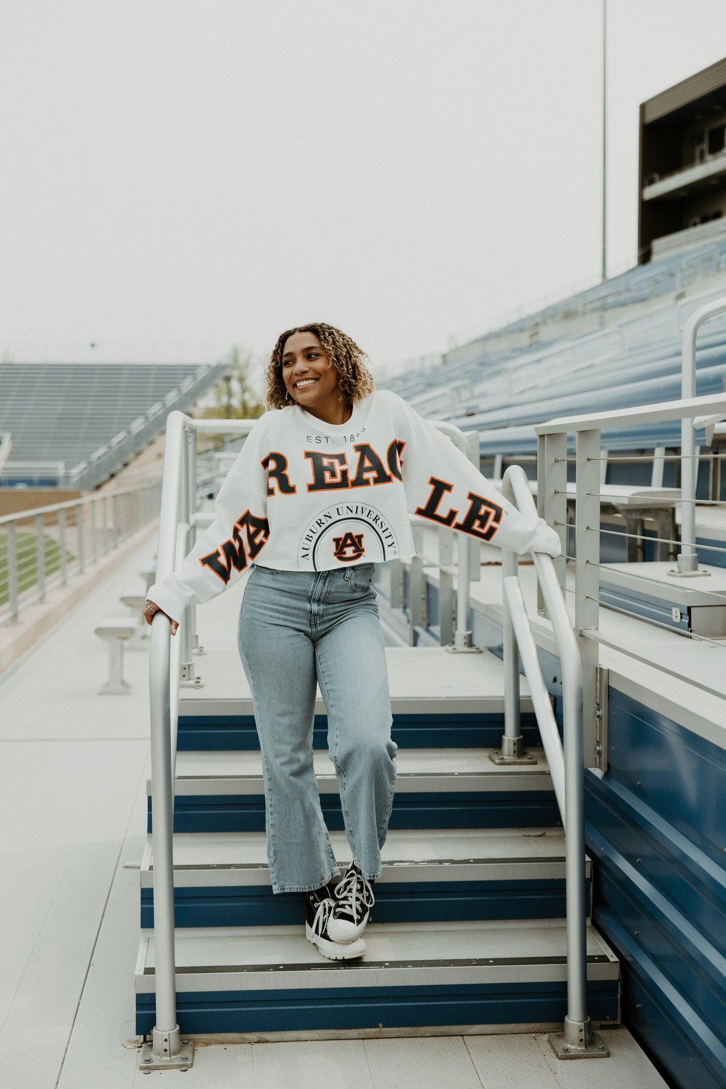 Auburn Phipps Cropped Longsleeve Crew