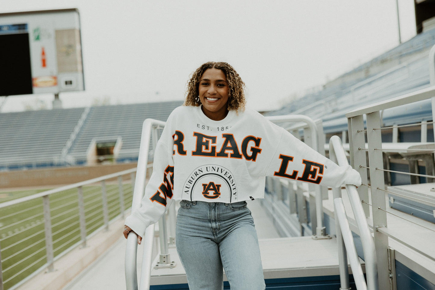 Auburn Phipps Cropped Longsleeve Crew