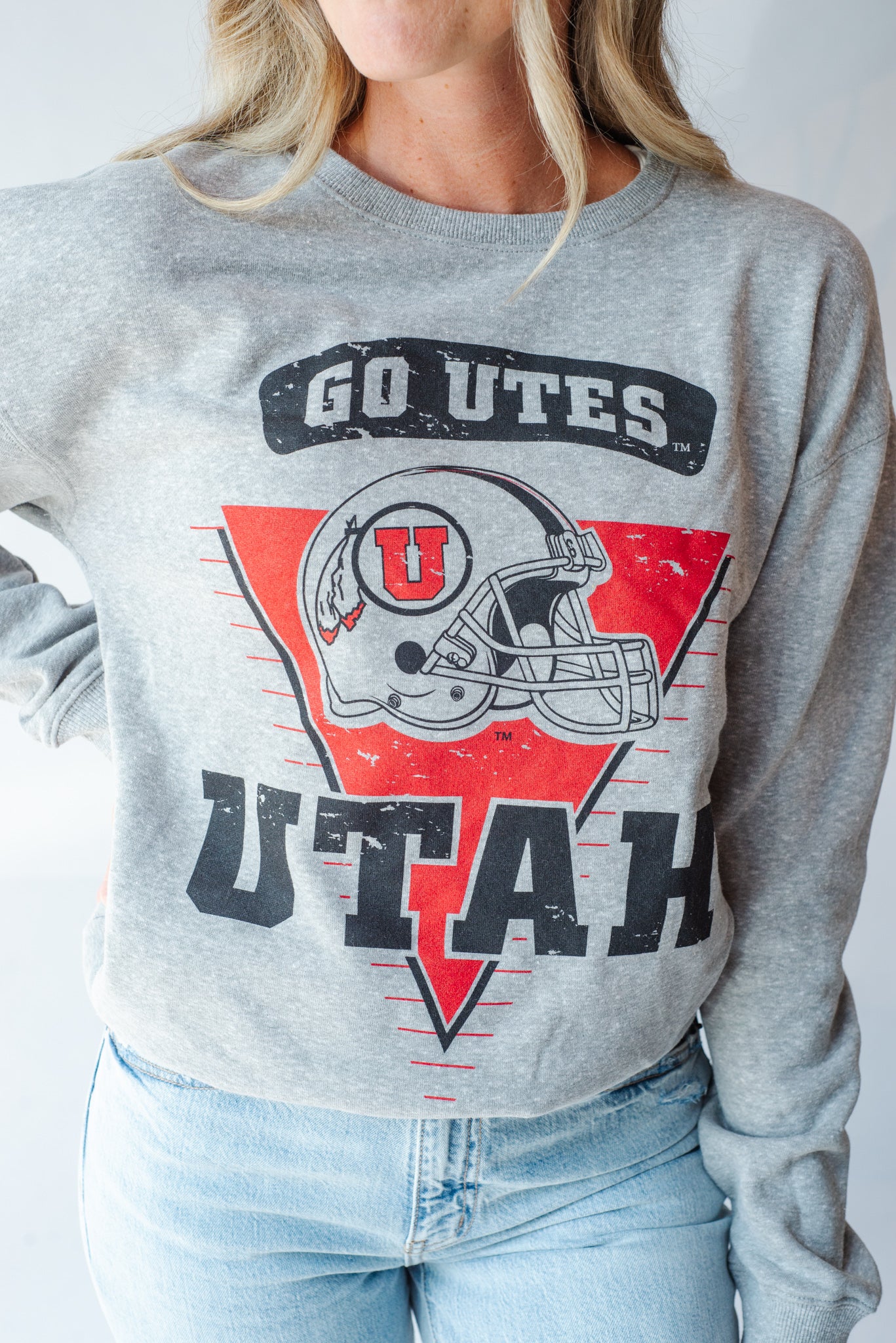 Utah Elway Triangle Fleece Crew