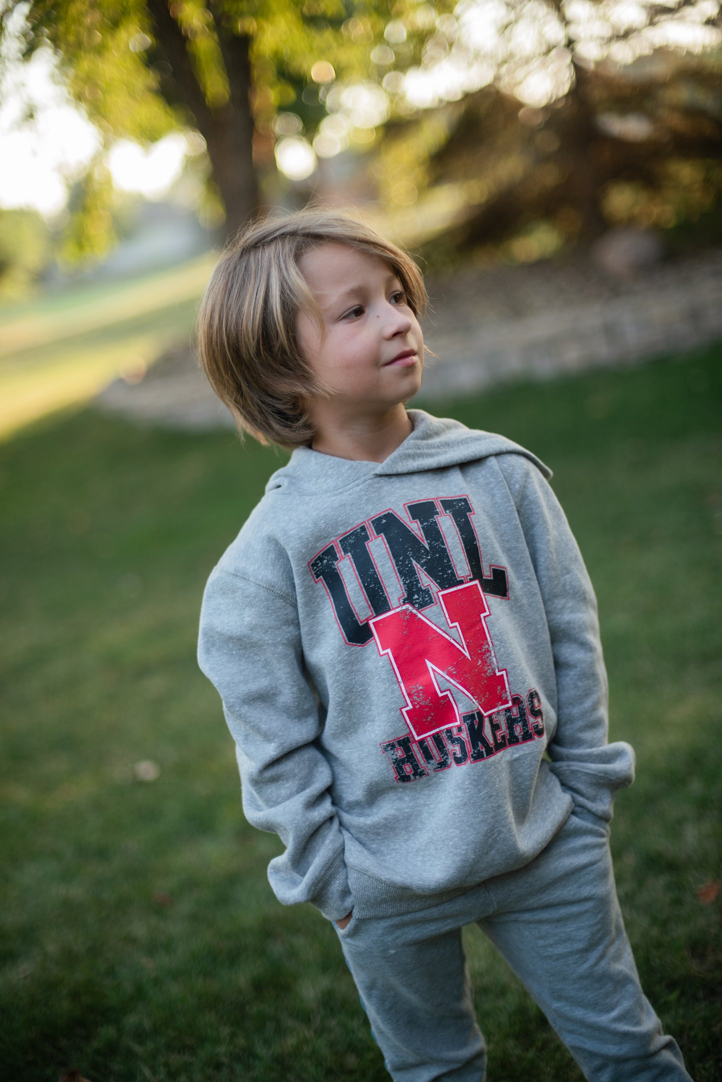Nebraska Meyer Varsity Youth Fleece Crew