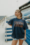 Auburn Owens Outline Oversized Band Tee