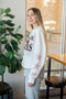 Utah Wynn Star Sleeve OS Fleece Crew