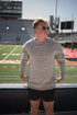 Utah College Lines Embossed Comfort Crewneck