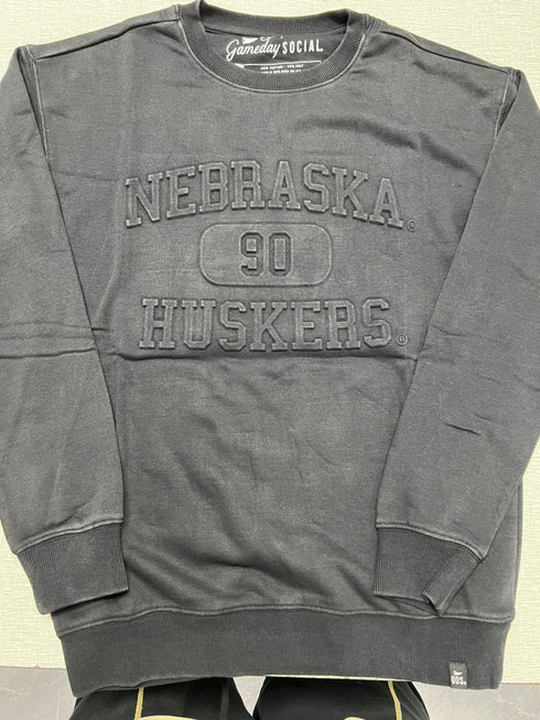 Nebraska Vintage 81 Embossed Comfort Crew
