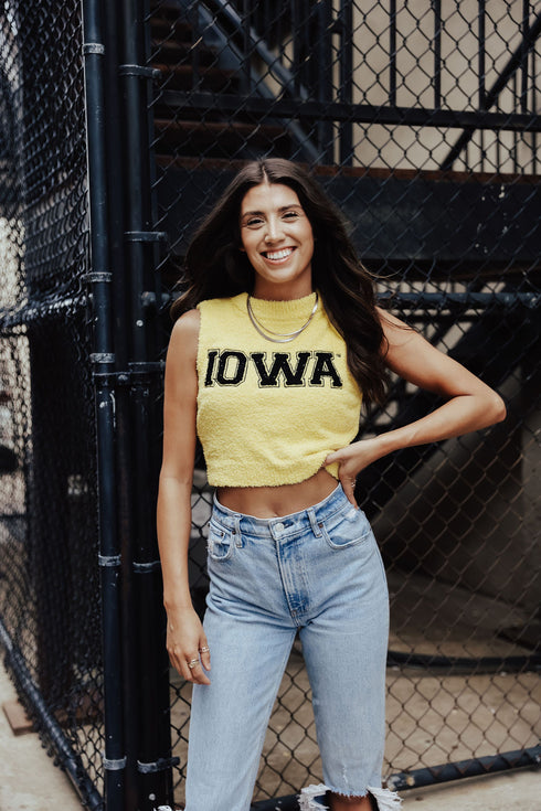 Iowa Sweater Tank Cropped Sweater Tank