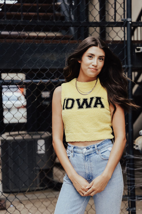 Iowa Sweater Tank Cropped Sweater Tank