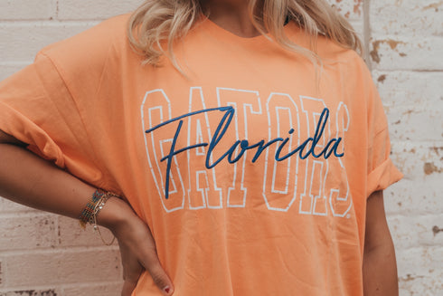 Florida Owens Outline Oversized Band Tee