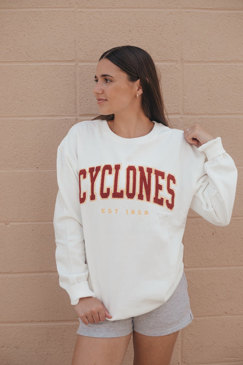 Iowa State Allen Chenille Comfort Crew