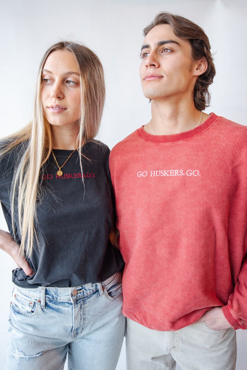 Nebraska Go Joe Go Corded Crew