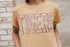 LSU Owens Outline Cropped Cuffed Tee