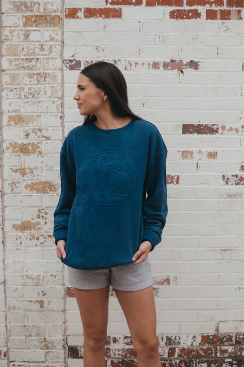 Penn State Logo Embossed Comfort Crew