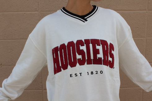 Indiana Allen Chenille Varsity V-neck