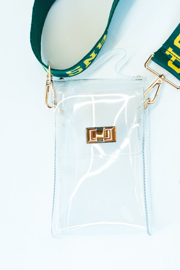 Clear Vertical Purse