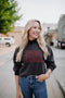 Nebraska Oversized Outline Crop Mockneck