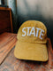 STATE Simple Embroidery Corduroy Baseball Hat