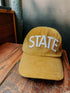 STATE Simple Embroidery Corduroy Baseball Hat