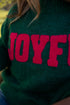 Joyful Varsity Crewneck Sweater