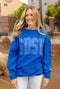SD State Tonal Puff Corded Crew