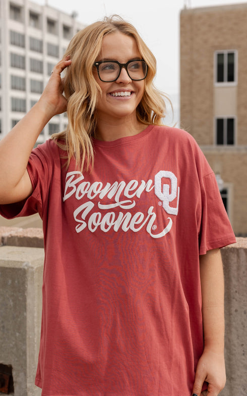 Oklahoma Tatum Puff Oversized Band Tee