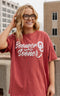 Oklahoma Tatum Puff Oversized Band Tee