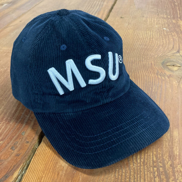 Montana State Simple Embroidery Corduroy Baseball Hat