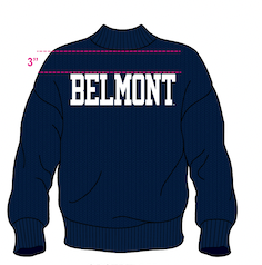 Belmont Varsity Turtleneck Turtleneck Sweater