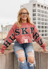 Nebraska Phipps Split Cropped Longsleeve