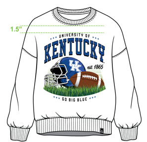 Kentucky Malone Multimedia OS Fleece Crew